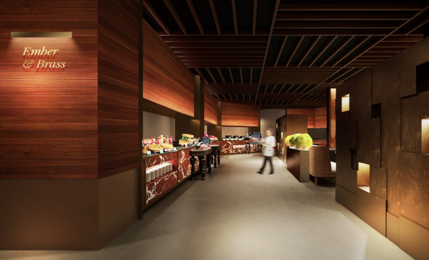 Ember and Brass restaurant menu or dining highlight at St Giles Mid Valley